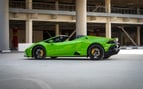 在沙迦 租 Lamborghini Evo Spyder (绿色), 2021 2