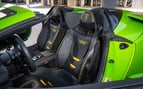 Lamborghini Evo Spyder (Green), 2021 hourly rental in Dubai