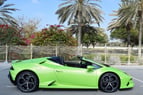 Lamborghini Evo Spyder (Verde), 2021 para alquiler en Dubai 1