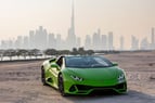 Lamborghini Evo Spyder (Verde), 2022 para alquiler en Dubai 0