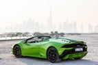Lamborghini Evo Spyder (Verde), 2022 para alquiler en Dubai 2
