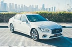 Infiniti Q50 (Blanco), 2018 para alquiler en Dubai 2