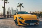 Maserati GranCabrio (Gelb), 2016  zur Miete in Dubai 1