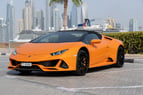 Lamborghini Evo Spyder (naranja), 2020 para alquiler en Dubai 4