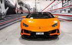 Lamborghini Evo spyder (Orange), 2021 for rent in Dubai 1