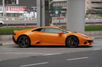 Lamborghini Huracan Evo (Orange), 2019 for rent in Dubai 0