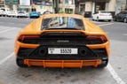 Lamborghini Huracan Evo (naranja), 2019 para alquiler en Dubai 2