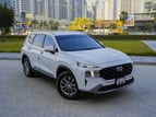 Hyundai Santa Fe (Pearl White), 2023 for rent in Dubai 0
