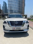 Nissan Patrol (Pearl White), 2021 for rent in Dubai 2