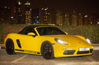 Porsche Boxster 718 (Yellow), 2017 for rent in Dubai 1