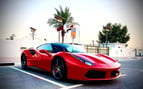 Ferrari 488 GTB (rojo), 2018 para alquiler en Ras Al Khaimah 0