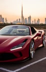 Ferrari F8 Tributo Spyder (Rosso), 2021 in affitto a Abu Dhabi 0