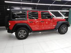 Jeep Wrangler (Red), 2018 for rent in Dubai 2