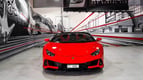 إيجار Lamborghini Evo spyder (أحمر), 2021 في دبي 0