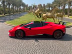 Lamborghini Huracan Performante Spyder (rojo), 2019 para alquiler en Dubai 2