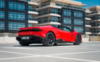 Lamborghini Huracan Spyder (rojo), 2018 para alquiler en Abu-Dhabi 1