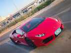 Lamborghini Huracan (rojo), 2017 para alquiler en Dubai 0