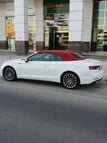 Audi A5 convertible (Blanco), 2019 para alquiler en Dubai 0