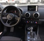 Audi A3 (White), 2018  zur Miete in Dubai 2