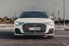 Audi A8 (Белый), 2022 для аренды в Абу-Даби 0