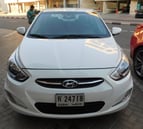 Hyundai Accent (White), 2015 for rent in Dubai 1