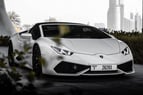 Lamborghini Huracan Spyder (White), 2018 for rent in Dubai 1