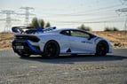 在迪拜 租 Lamborghini Huracan STO (白色), 2022 5
