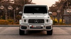 Mercedes G63 AMG (Белый), 2019 для аренды в Абу-Даби 0