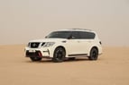 Nissan Patrol V8 with Nismo Bodykit (White), 2018 for rent in Dubai 0