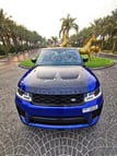Range Rover Sport SVR (Blau), 2020  zur Miete in Dubai 4