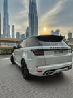 Range Rover Sport SVR (Blanco), 2020 para alquiler en Dubai 4