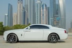 在迪拜 租 Rolls Royce Wraith- BLACK BADGE (白色), 2020 1