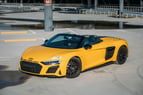 Audi R8 V10 Spyder (Yellow), 2022 for rent in Dubai 4