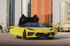Chevrolet Corvette C8 Spyder (Yellow), 2022 for rent in Abu-Dhabi 0