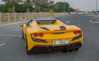 Ferrari F8 Tributo Spyder (Желтый), 2022 для аренды в Абу-Даби 2