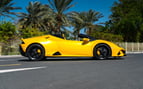 Lamborghini Evo Spyder (Yellow), 2021 for rent in Sharjah