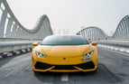 Lamborghini Huracan Coupe (Yellow), 2019 for rent in Dubai 0