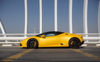 在迪拜 租 Lamborghini Huracan Spyder (黄色), 2021 1