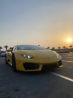 Lamborghini Huracan (Yellow), 2019 for rent in Dubai 4