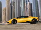在迪拜 租 Lamborghini Huracan (黄色), 2018 1