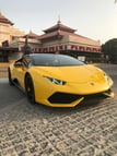 Lamborghini Huracan (Yellow), 2018 for rent in Dubai 2