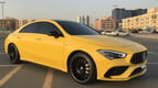 在迪拜 租 Mercedes CLA 35AMG (黄色), 2021 3