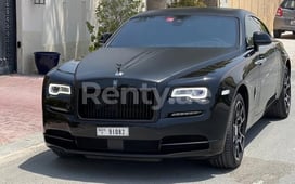 Черный Rolls Royce Wraith Adamas, 2019