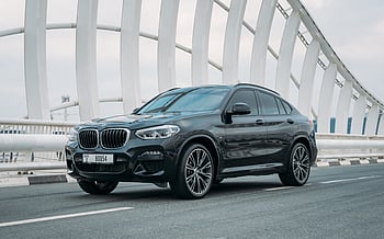 BMW X4 (Black), 2021 for rent in Sharjah