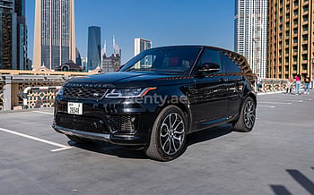 Range Rover Sport (Schwarz), 2021  zur Miete in Dubai