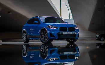 BMW X2 (Azul), 2022 para alquiler en Abu-Dhabi