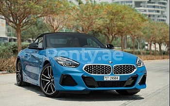 BMW Z4 (Blue), 2022 for rent in Ras Al Khaimah