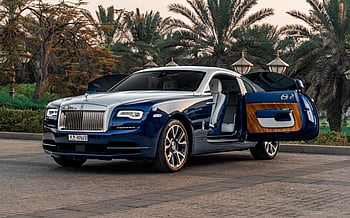 Rolls Royce Wraith (Bleue), 2019 à louer à Abu Dhabi