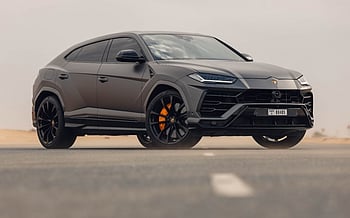 Lamborghini Urus (Dark Grey), 2021 for rent in Abu-Dhabi