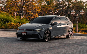 Volkswagen Golf GTI (Dark Grey), 2021 for rent in Abu-Dhabi